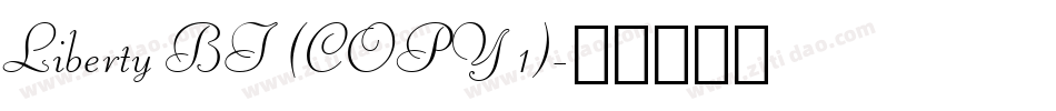 Liberty BT (COPY 1)字体转换